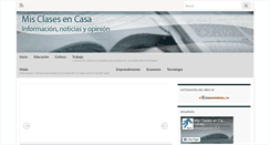 Desktop Screenshot of misclasesencasa.com